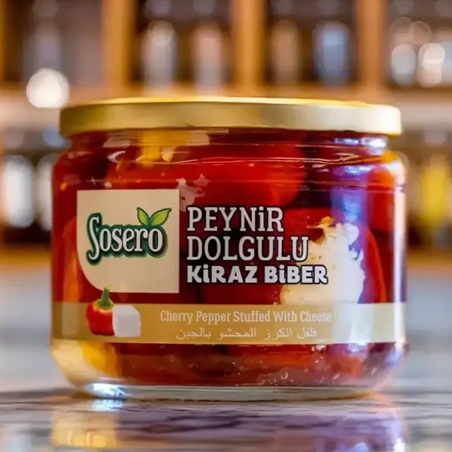Peynir Dolgulu Kiraz Biberi Turşusu – görsel 1